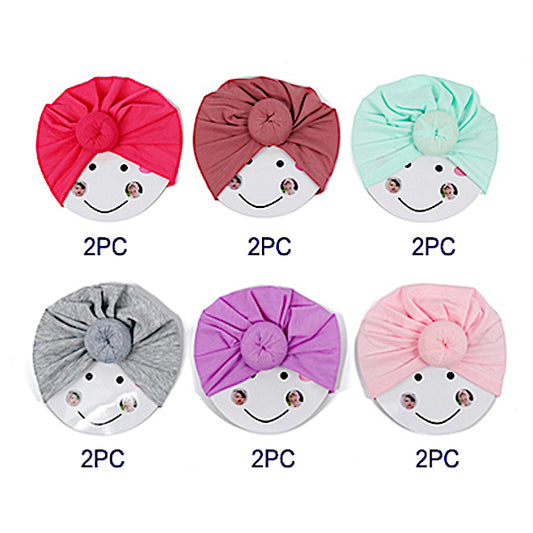 12 PCS Assorted Knot Kids Turban