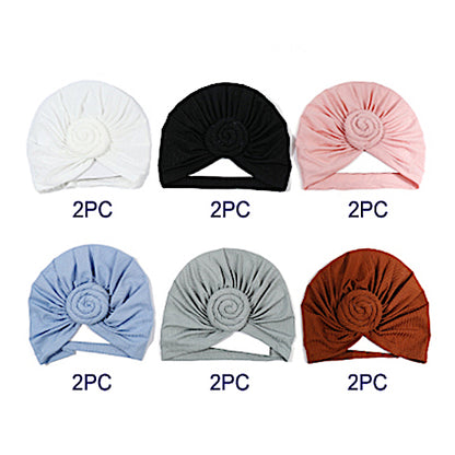 12 PCS Assorted Knot Sparkle Turban