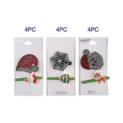 JH38745 - Christmas Hair Clip Set