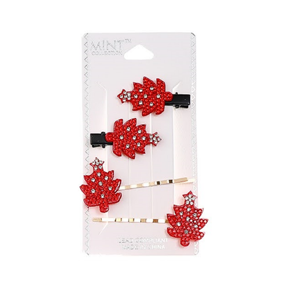 JH38748 - Christmas Hair Clip Set