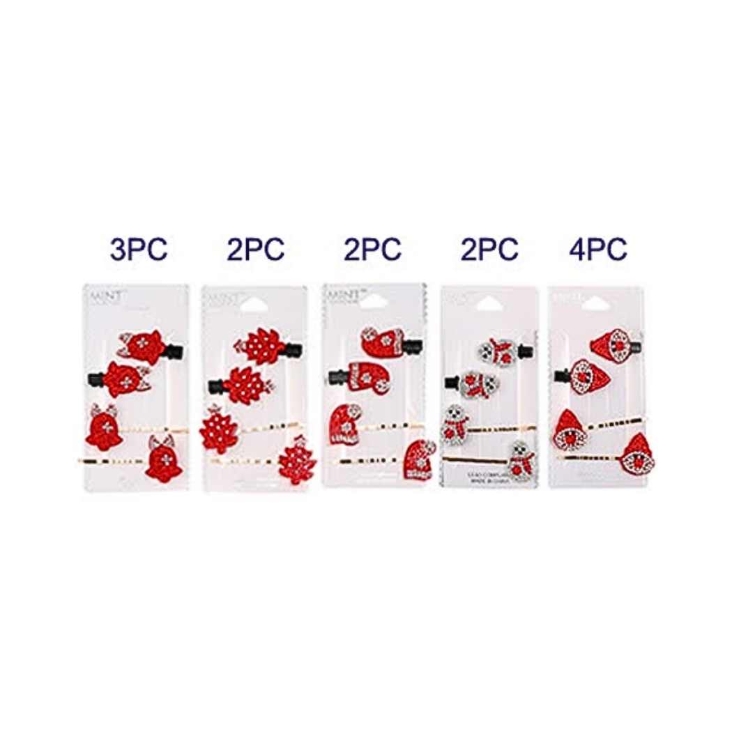 JH38748 - Christmas Hair Clip Set