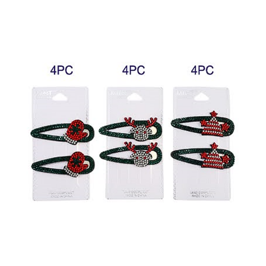 JH38751 - Christmas Hair Clip Set