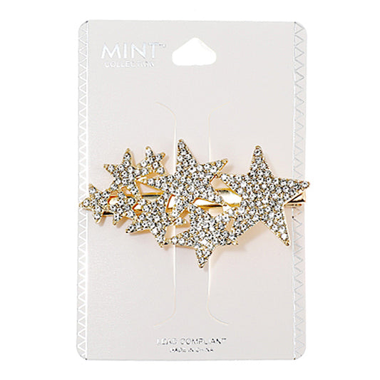 JH39767 - Rhinestone Star Hair Clip