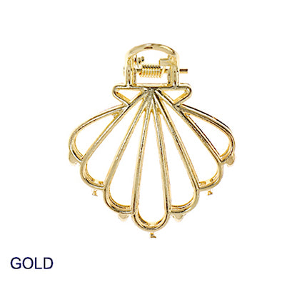 JH40287 - Metal Seashell Claw Clip