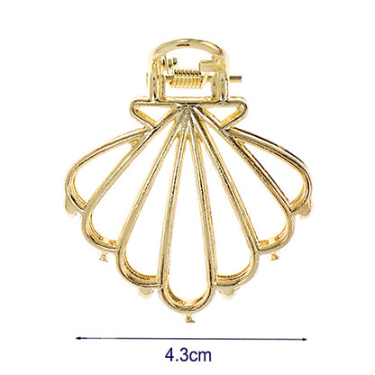 JH40287 - Metal Seashell Claw Clip