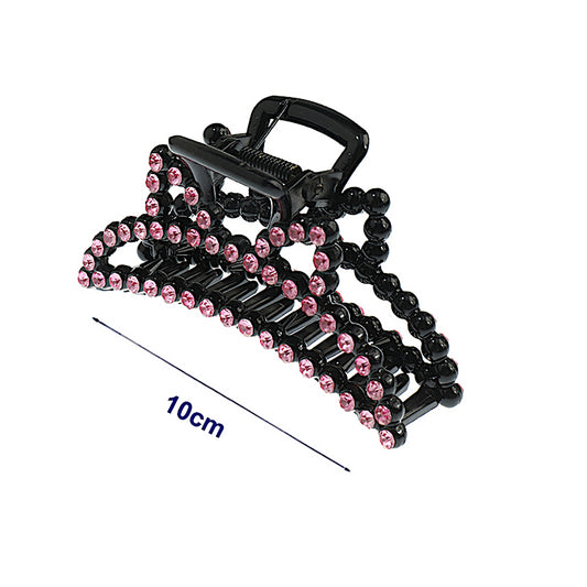 JH44197 - Rhinestone Cat Ears Claw Clip