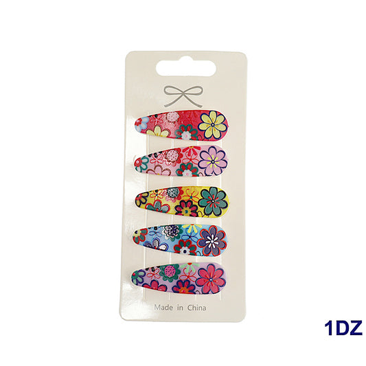 Colorful Bohemian Flower Hair Clip Set