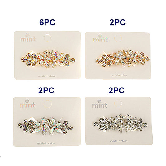 JH46719 - Crystal Flower Clip