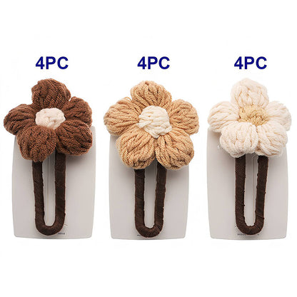 Crochet Flower Hair Clip