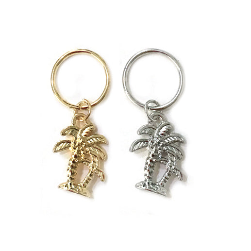 JH27813 - Palm Tree Hair Braid Rings