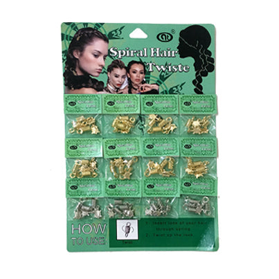 JH27840 - Turtle Hair Braid Coil Rings