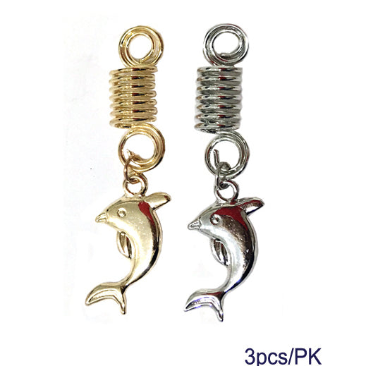 JH27846 - Dolphin Hair Braid Coil Rings