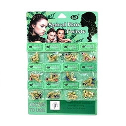 JH27864 - Evil Eye Hair Braid Coil Rings