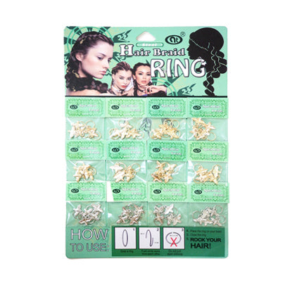 JH27890 - Honey Bee Hair Braid Rings