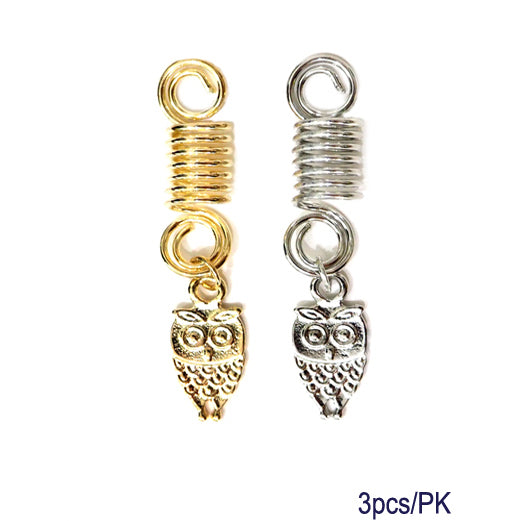 JH27891SP - Owl Hair Braid Coil Rings