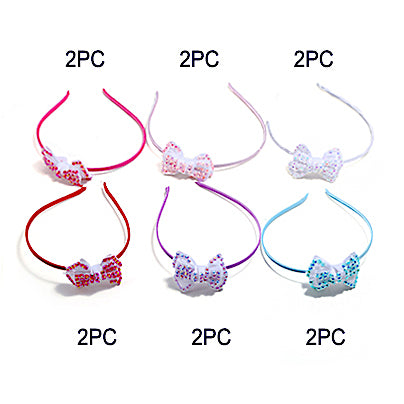 JH30110 - Iridescent Rhinestone Bow Headband