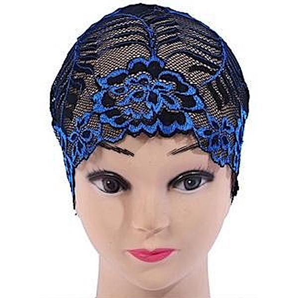 12 PCS Mesh Flower Turban