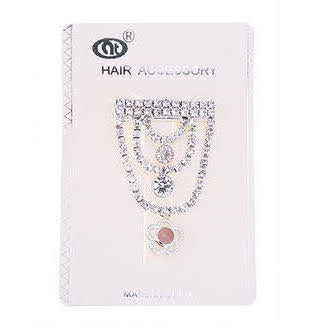 JH36153 - Rhinestone Fringe Hair Clip