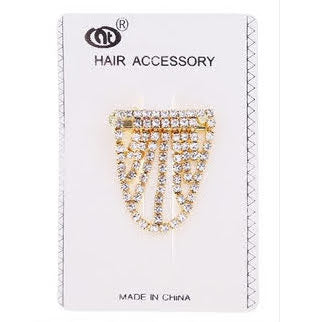 JH36155 - Rhinestone Fringe Hair Clip