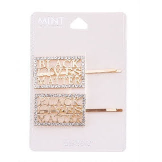 JH36439 - Black Lives Matter Hair Pin