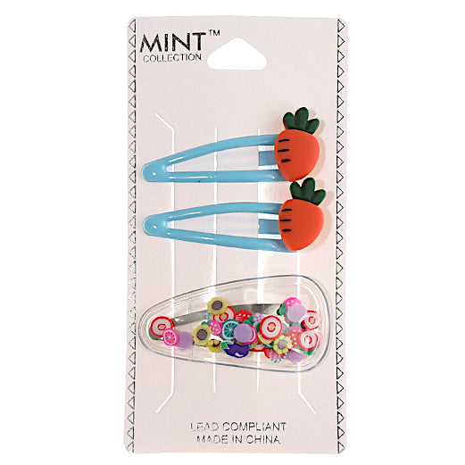 JH37569 - Fruit Hair Clip Set