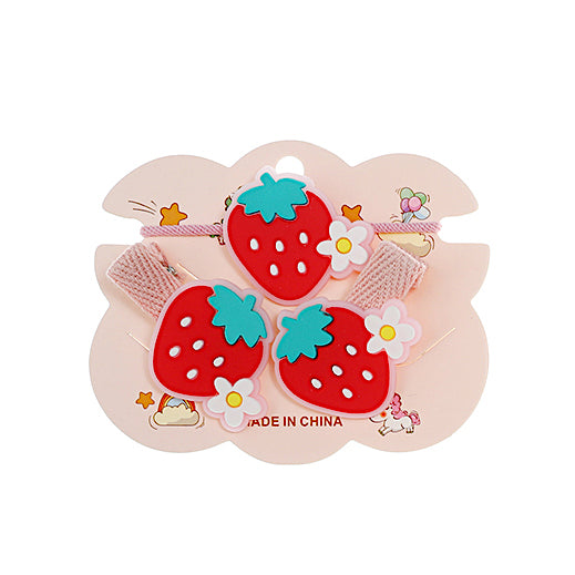 JH38395 - Fruit Hair Clip Set