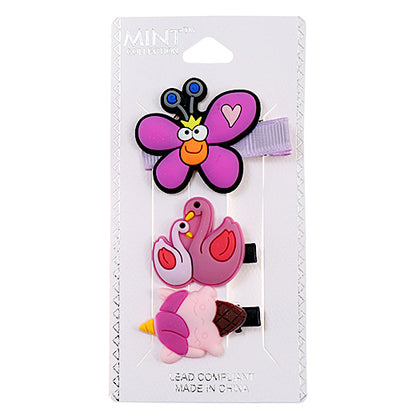 JH38536 - Animal Hair Clip Set