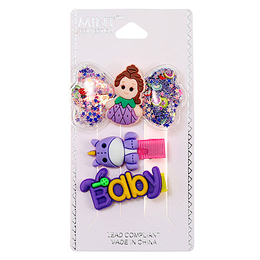 JH38541 - Doll Hair Clip Set