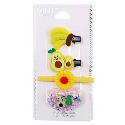 JH38579 - Fruit Hair Clip Set