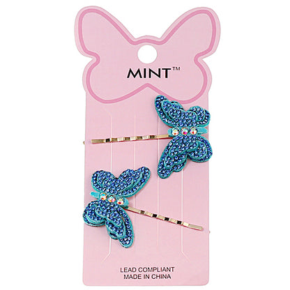 JH38589 - Glitter Butterfly Hair Pin Set