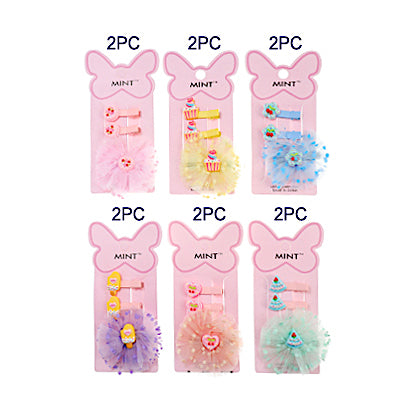 JH38598 - Fruit Hair Clip Set