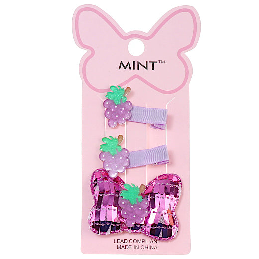 JH38604 - Fruit Hair Clip Set