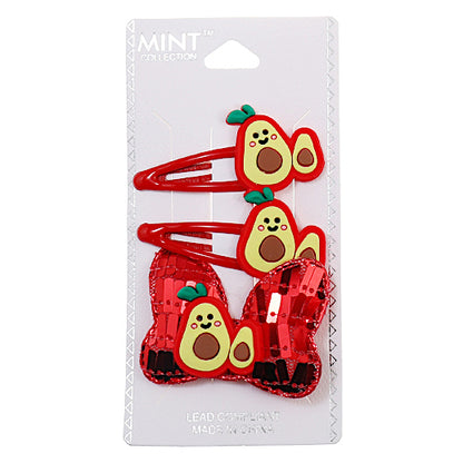 JH38606 - Fruit Hair Clip Set