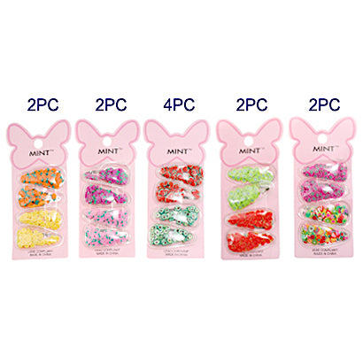 JH38948 - Fruit Hair Clip Set