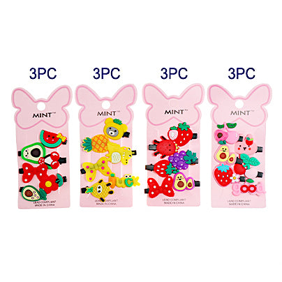 JH38955 - Fruit Hair Clip Set