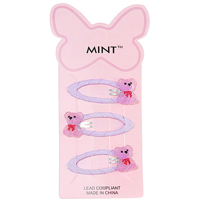 JH39883 - Teddy Bear Hair Clip Set