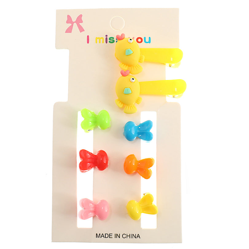 JH40414 - Teddy Bear Hair Clip Set