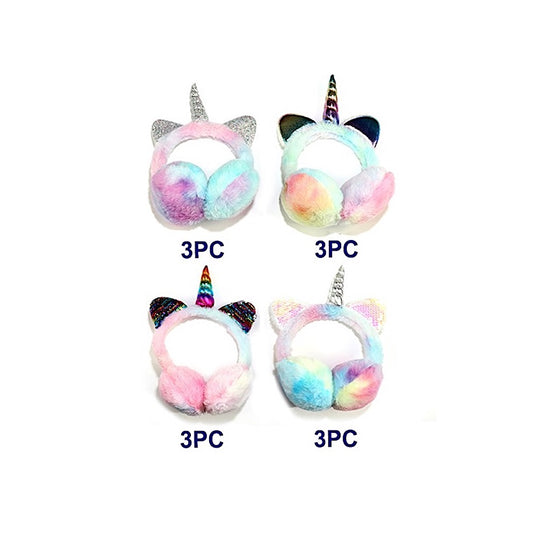 JH42336 - Ombre Unicorn Sequin Earmuffs