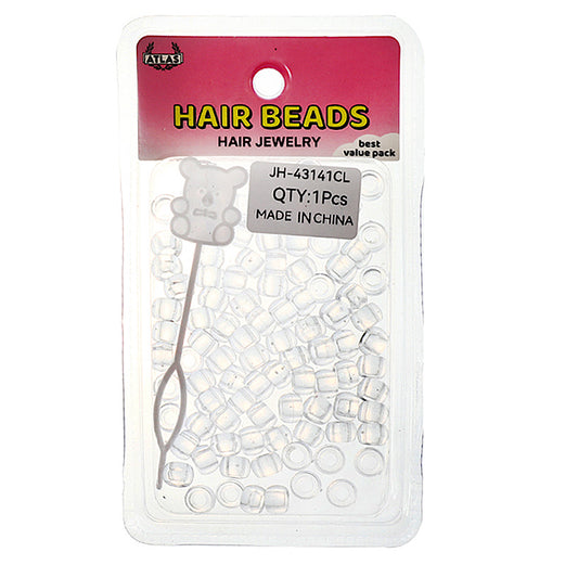 JH43141CL - Clear Hair Beads