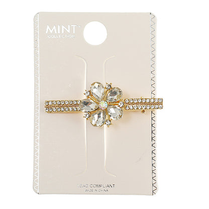 JH44032 - Crystal Flower Hair Clip