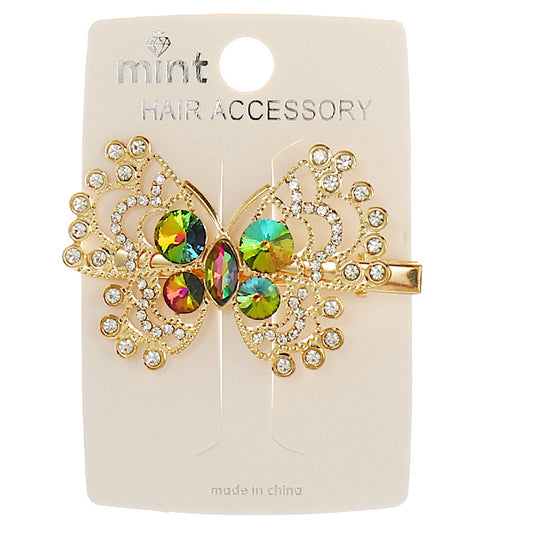 JH44860 - Crystal Butterfly Hair Clip