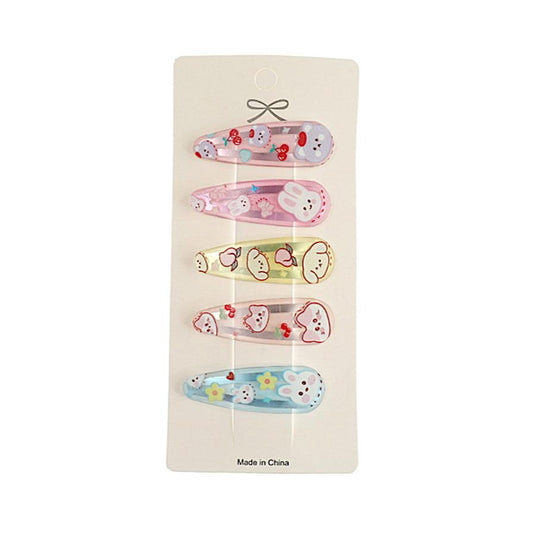 JH44983 - Cute Cartoon Animals Hair Clip Set