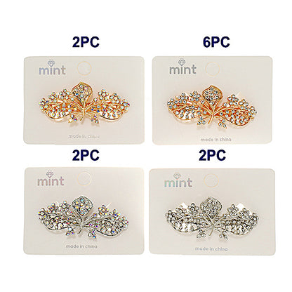 JH46506 - Rhinestone Flower Cluster Hair Clip