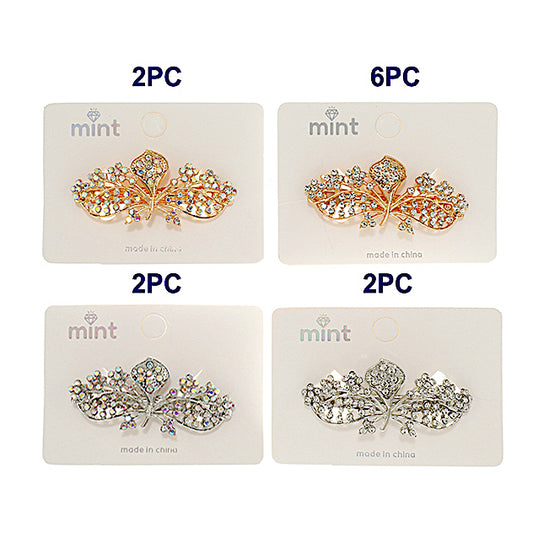 JH46506 - Rhinestone Flower Cluster Hair Clip