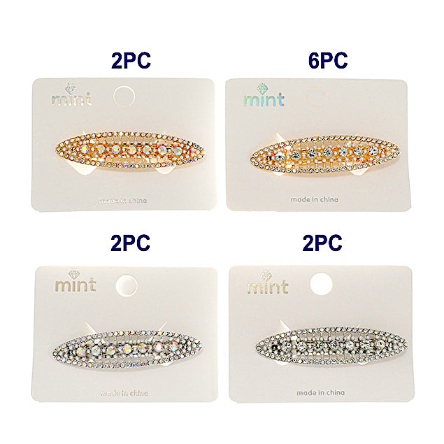 JH46518 - Rhinestone Hair Clip