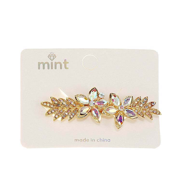 JH46717 - Crystal Flower Hair Clip