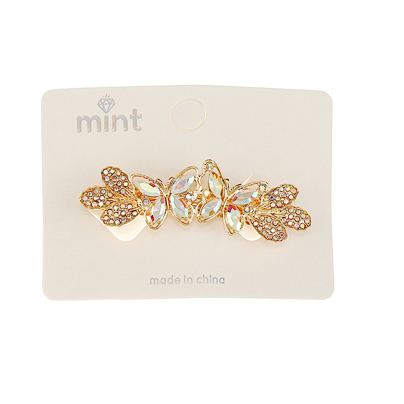 JH46720 - Crystal Butterfly Hair Clip