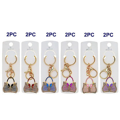 JK48173 - Rhinestone Mini Purse Keychain
