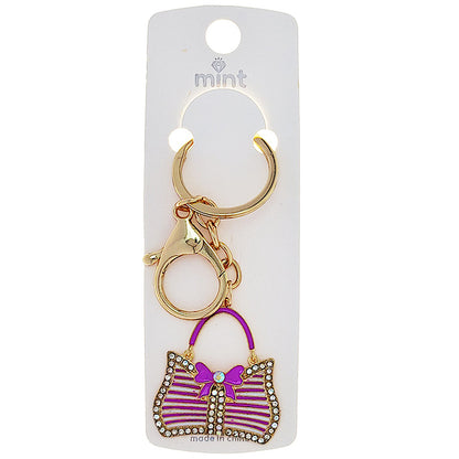 JK48173 - Rhinestone Mini Purse Keychain