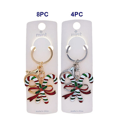 JK48708 - Christmas Candy Cane Keychain